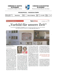 Tageszeitung - Un modello per i nostri tempi